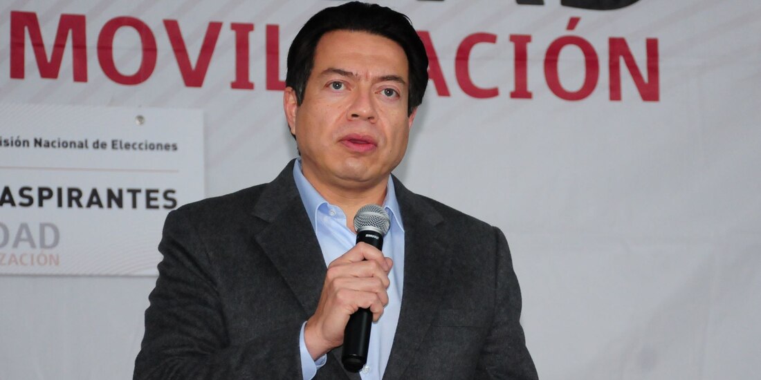 El presidente nacional de Morena, Mario Delgado.