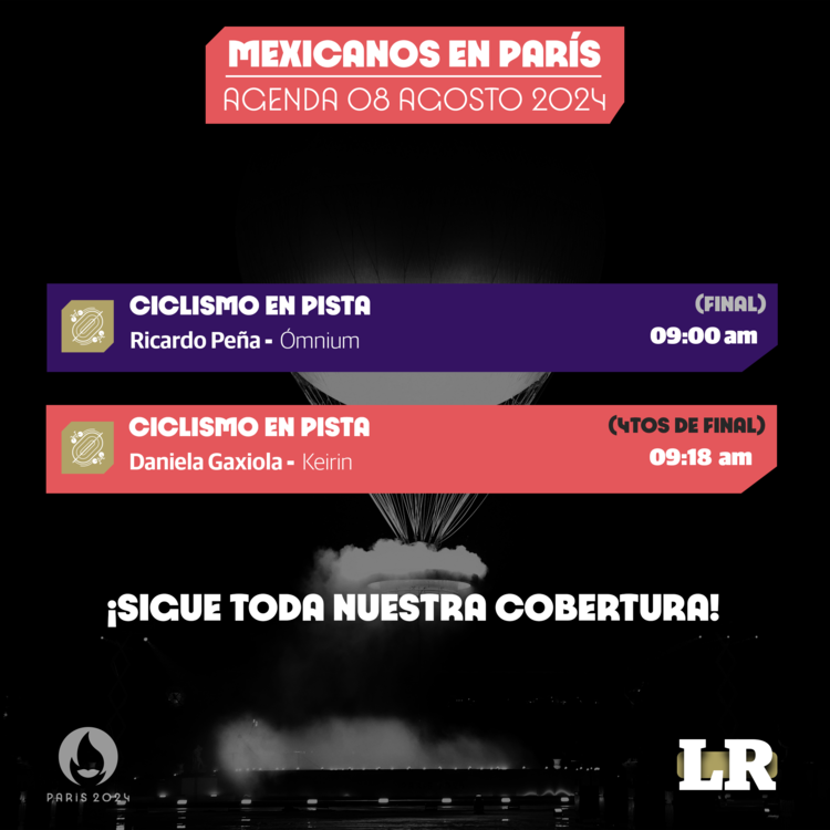 Cartelera de la actividad de los atletas mexicanos el jueves 8 de agosto en los Juegos Olímpicos de París 2024