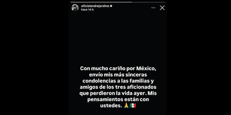 EX DEL AMÉRICA MANDA CONDOLENCIAS
