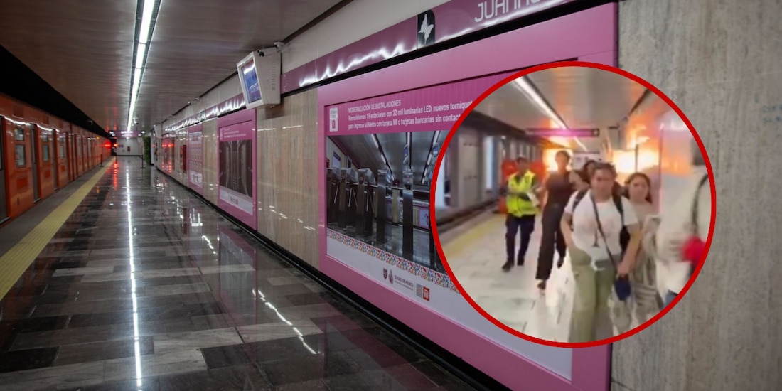 Reportan 'flamazo' en la estación Salto del Agua, Línea 1