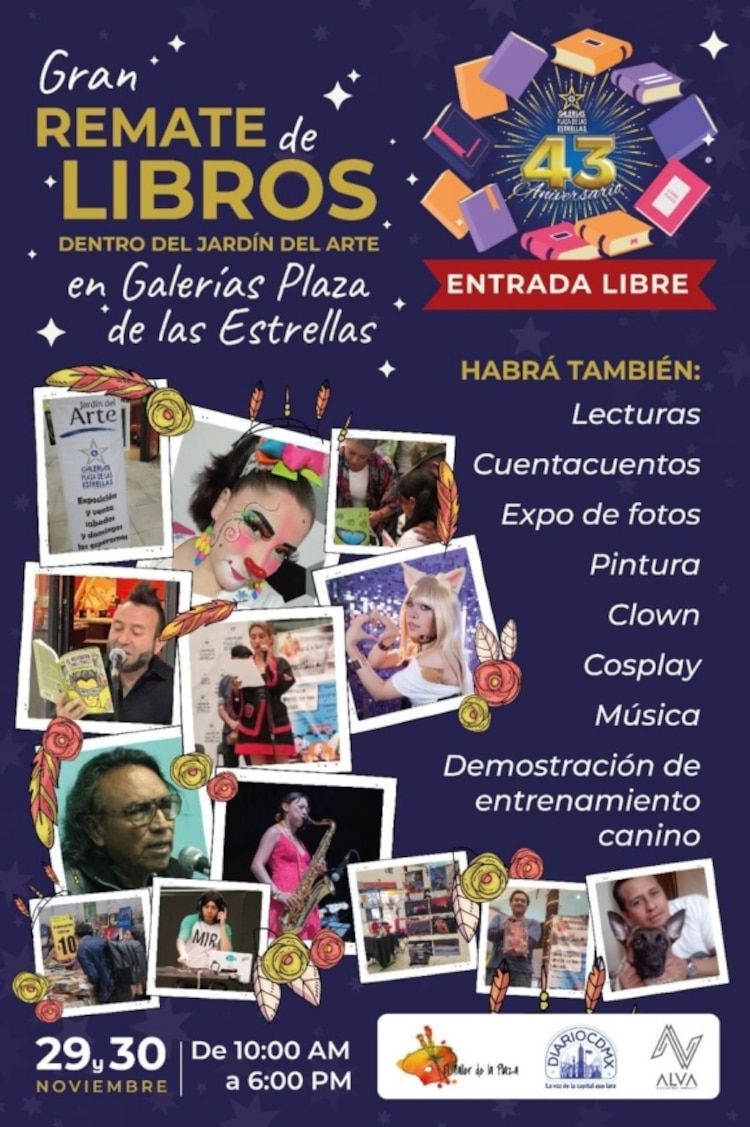 Gran Remate de Libros en Galerías Plaza de las Estrellas