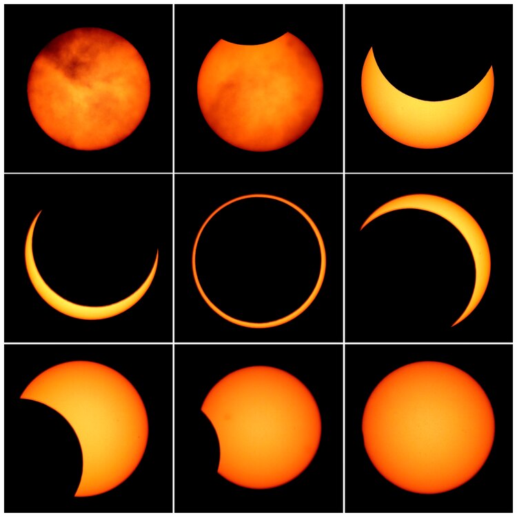Eclipse solar anular, la magia del universo