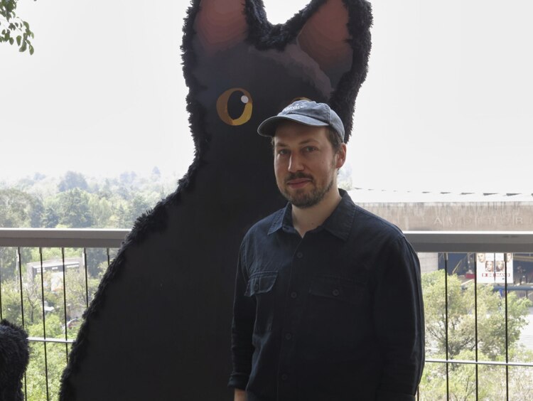 El director durante su visita a México