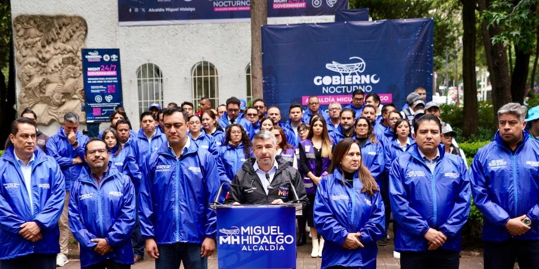 Mauricio Tabe inauguró el búnker del Gobierno Nocturno MH en la Casa Mandela de Parque Lincoln.