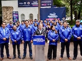 Mauricio Tabe inauguró el búnker del Gobierno Nocturno MH en la Casa Mandela de Parque Lincoln.
