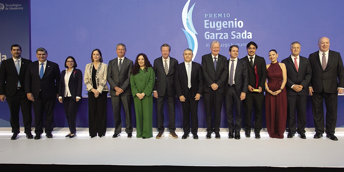 Galardonados de la presea en su edición 2026, ayer.