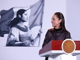 Claudia Sheinbaum, Presidenta de México, este lunes en Palacio Nacional.