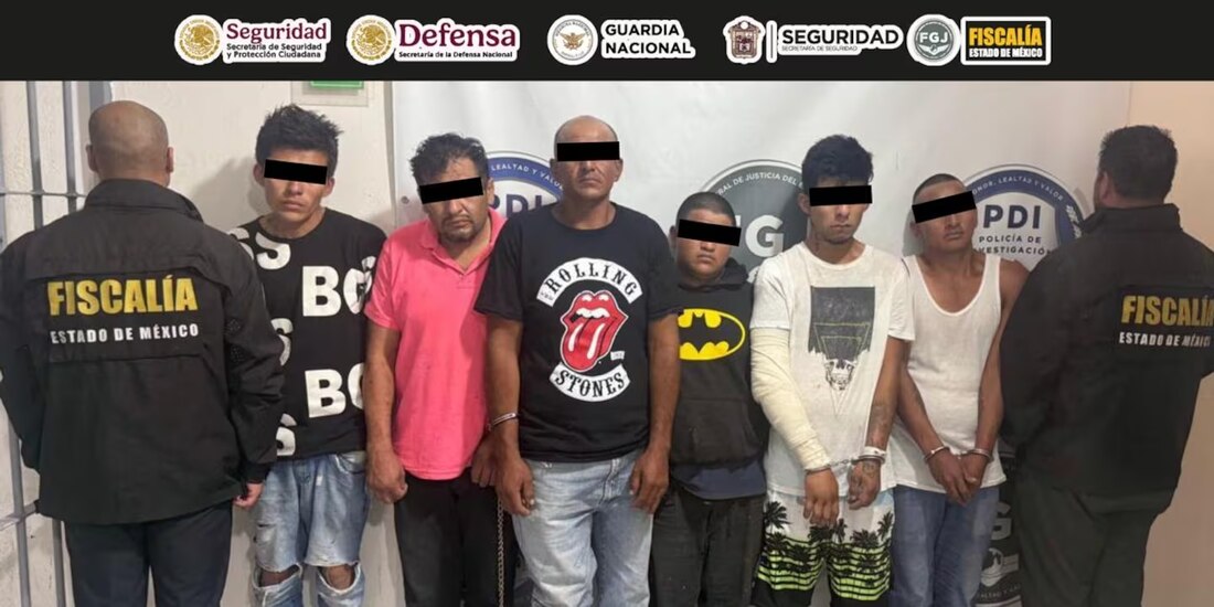 Detienen a nueve presuntos criminales en operativo conjunto entre autoridades federales y estatales.