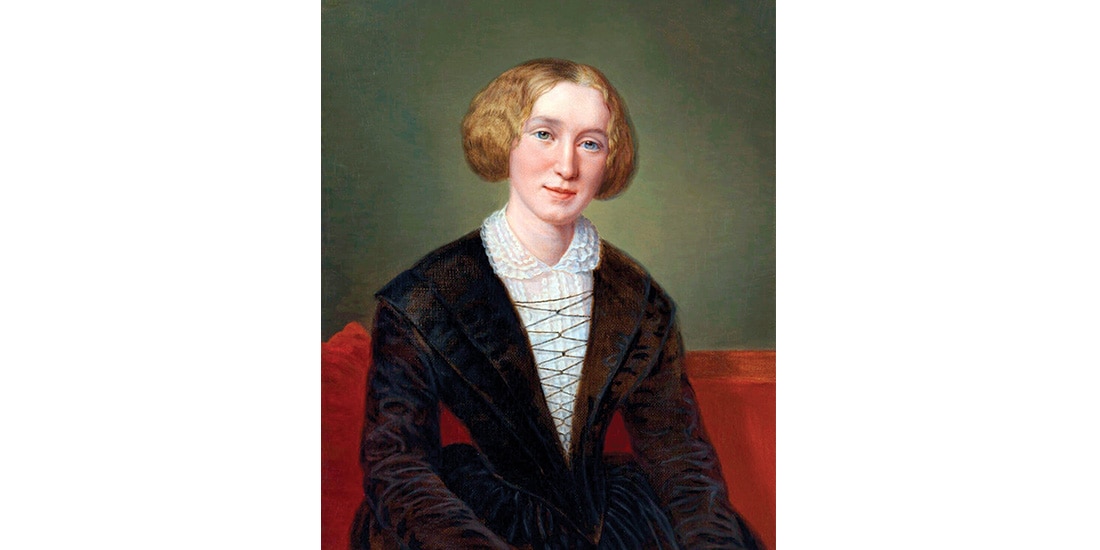 François D'Albert Durade, George Eliot, 1850.