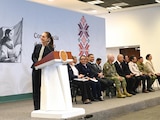 Claudia Sheinbaum y parte de su gabinete federal.