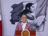 Conferencia en Palacio Nacional.