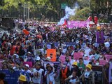 Miles de mujeres marcharon el pasado 25 de noviembre, en la CDMX y en todo el país, para exigir la eliminación de la violencia contra la mujer.