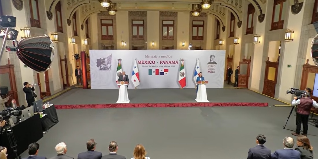 Reunión entre Claudia Sheinbaum y José Raúl Mulino.