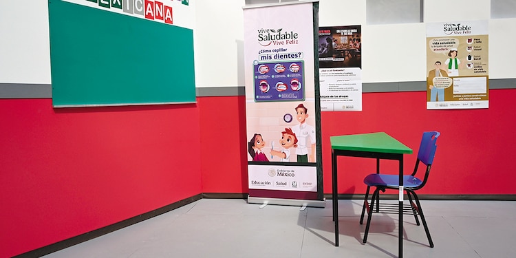 Presentación, en febrero de 2025, de la estrategia Vive Saludable, como parte de la NEM.