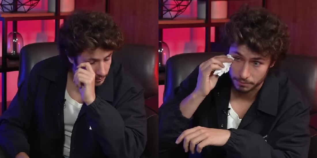 Juanpa Zurita llora por el ‘hate’ que recibe en redes sociales.