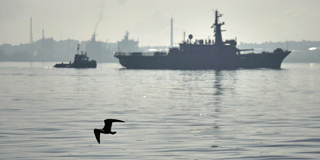 El buque mexicano ARM Huasteco, al llegar a La Habana, Cuba, con apoyo humanitario, el 13 de marzo de 2026.