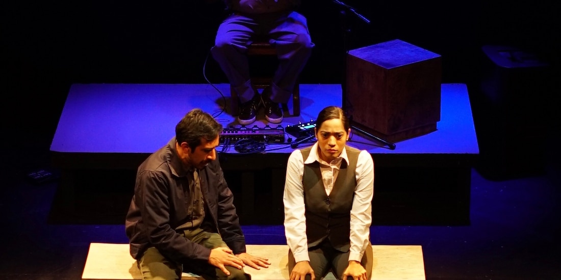 Actores, durante la puesta que inicia temporada hoy.