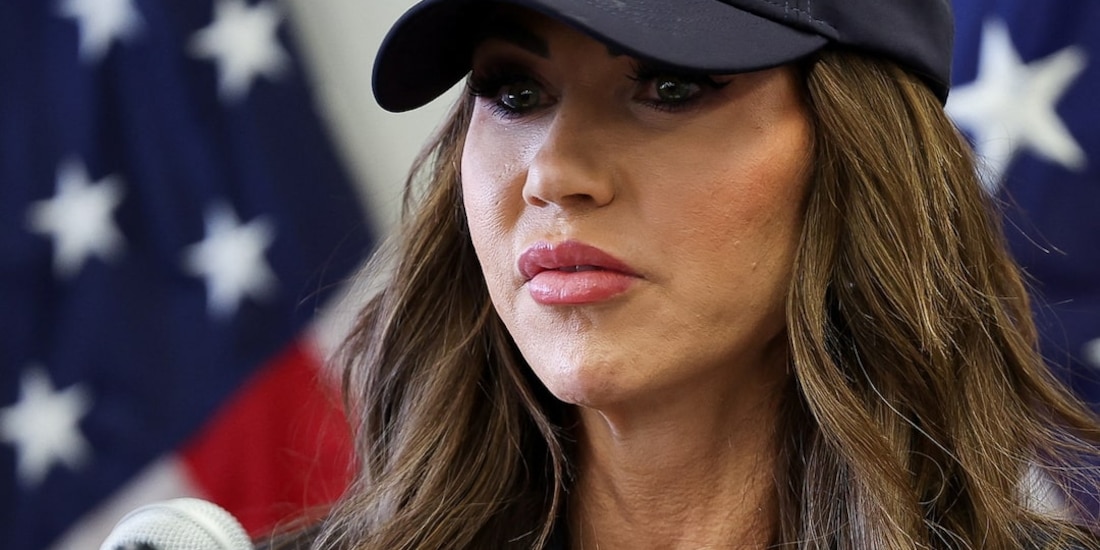 Kristi Noem, secretaria de Seguridad Nacional de Estados Unidos.