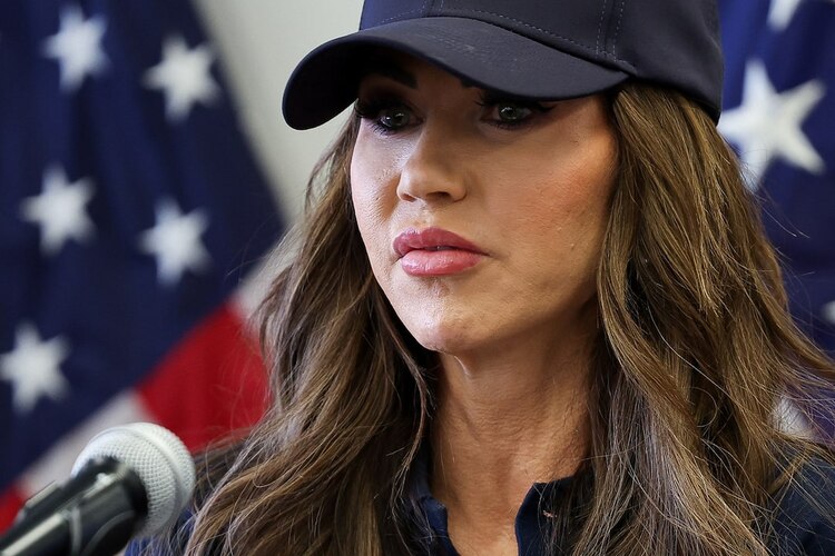 Kristi Noem, secretaria de Seguridad Nacional de Estados Unidos.