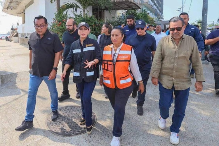 Recorrido de supervisión en San Marcos para la evaluación de daños estructurales.