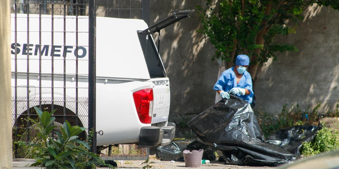 Aspectos del Servicio Médico Forense de Chilpancingo, en noviembre pasado.