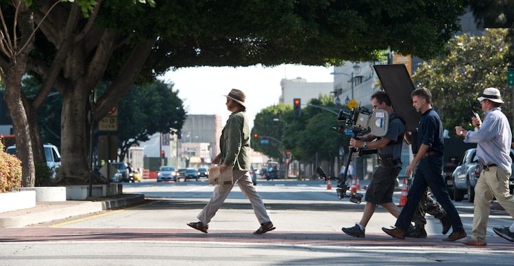 Paul Thomas Anderson y Joaquin Phoenix en Inherent Vice