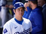 Shohei Ohtani, de Los Angeles Dodgers, en el duelo ante los New York Mets en la Serie de Campeonato de las Grandes Ligas
