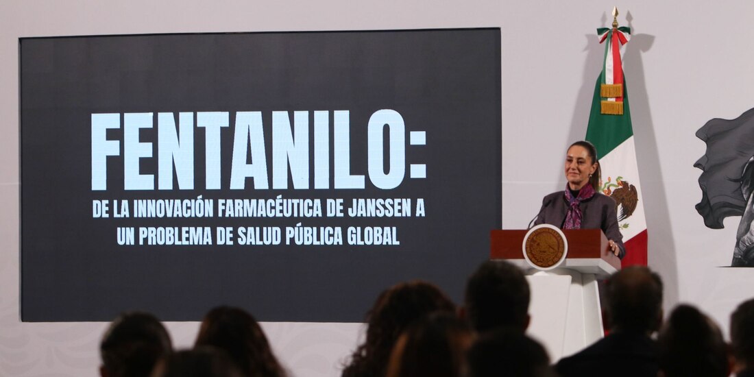 La Presidenta Claudia Sheinbaum puso en marcha la campaña antidrogas.