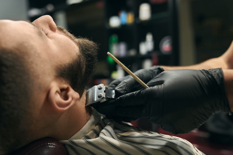 Aspecto de un barbero.