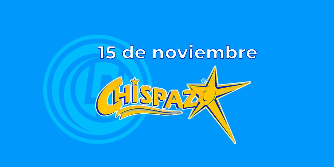 Resultados del Chispazo de hoy 15 de noviembre del 2024..