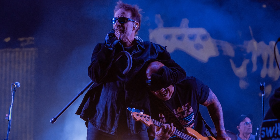 Los fabulosos Cadillacs, la noche de ayer, en el escenario Amazon Music.