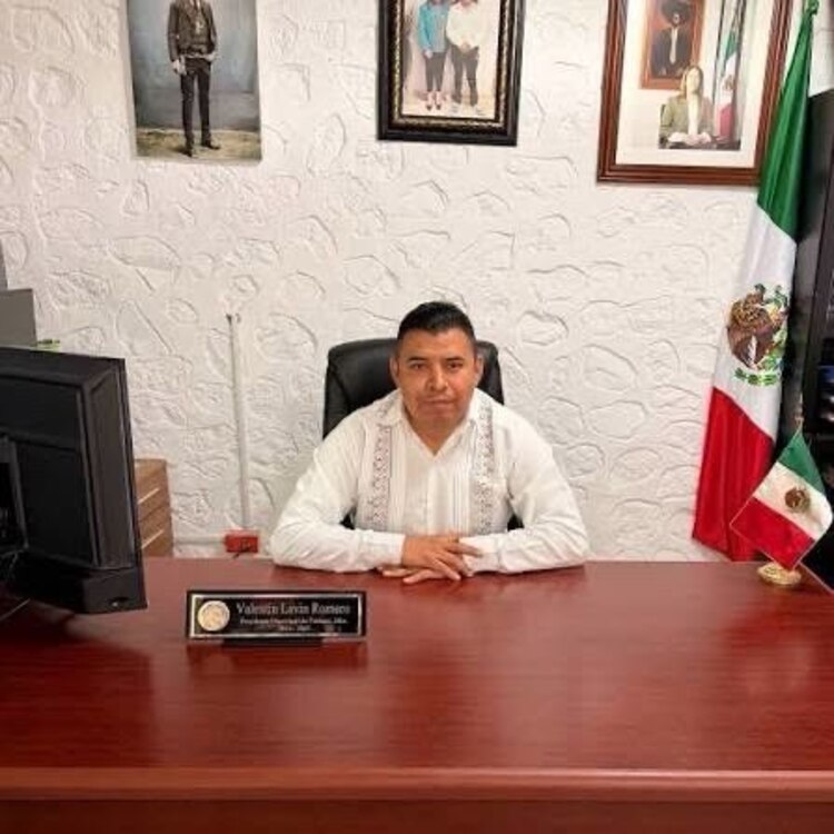 El presidente municipal de Temoac, Valentín Lavín Romero, asesinado el 22 de julio de 2026.