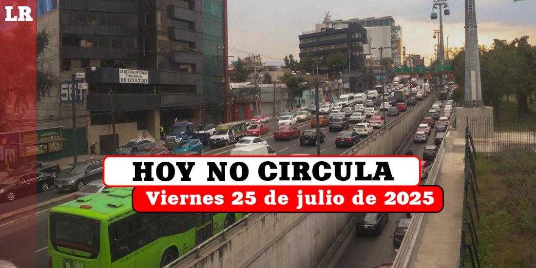 Te decimos qué vehículos descansan este sábado 26 de julio de 2025 en la Ciudad de México y el Estado de México.