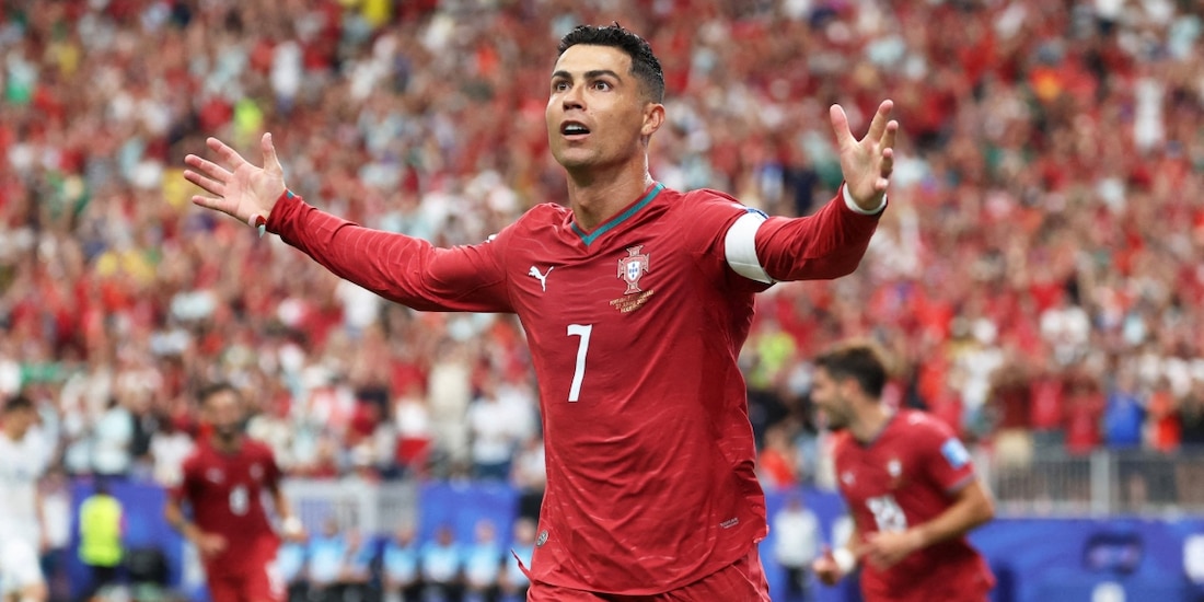 Cristiano Ronaldo celebra uno de sus goles en la Copa del Mundo 2026