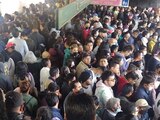 Metro CDMX presentó aglomeraciones en rutas como la Línea 8, en foto.