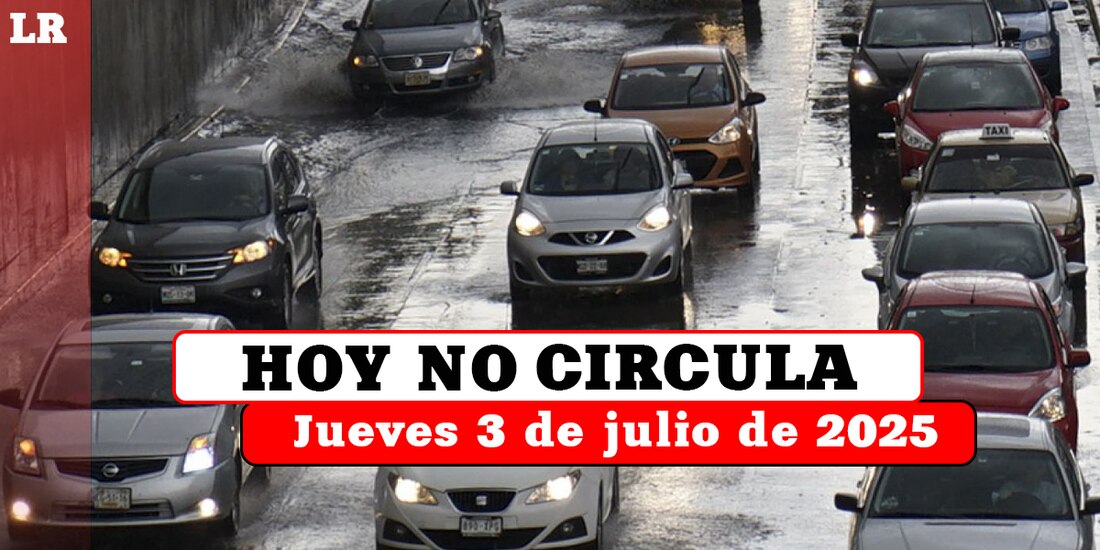 Revisa qué autos no pueden circular este jueves 3 de julio de 2025 en la Ciudad de México y el Estado de México.