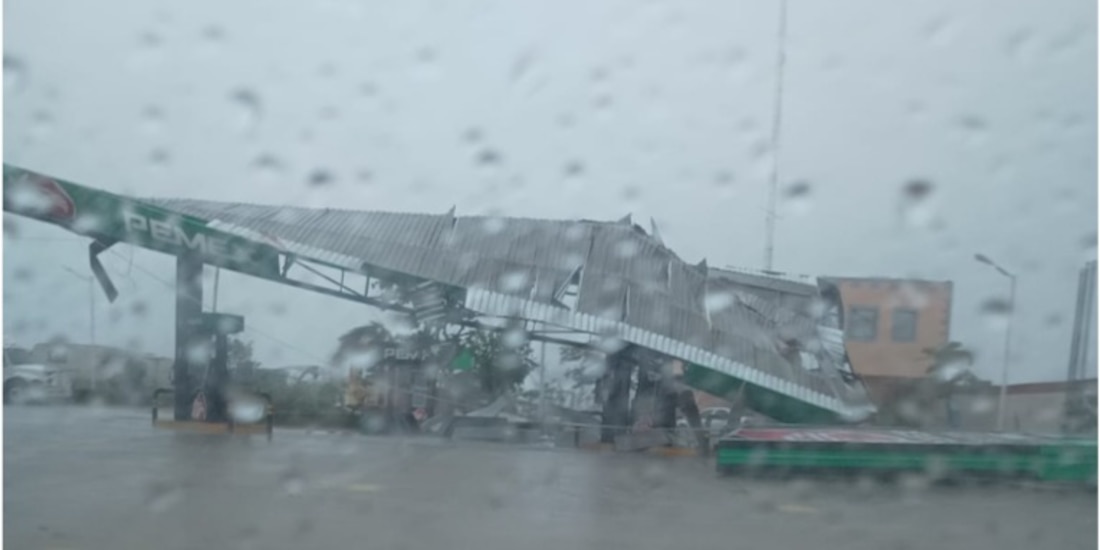 Situación en esta parte del estado este jueves.