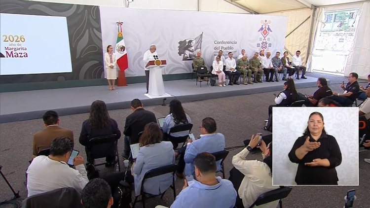 El gobernador de Sinaloa participó en la conferencia matutina junto a la presidenta Claudia Sheinbaum y el Gabinete de Seguridad.