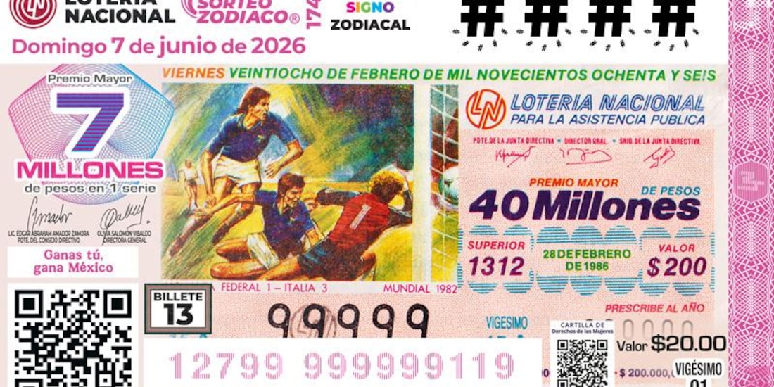Información de la Lotería Nacional.