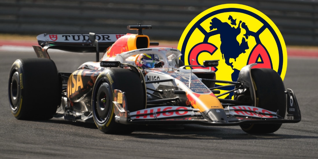 Los pilotos de Racing Bulls recrearon los festejos del Club América.