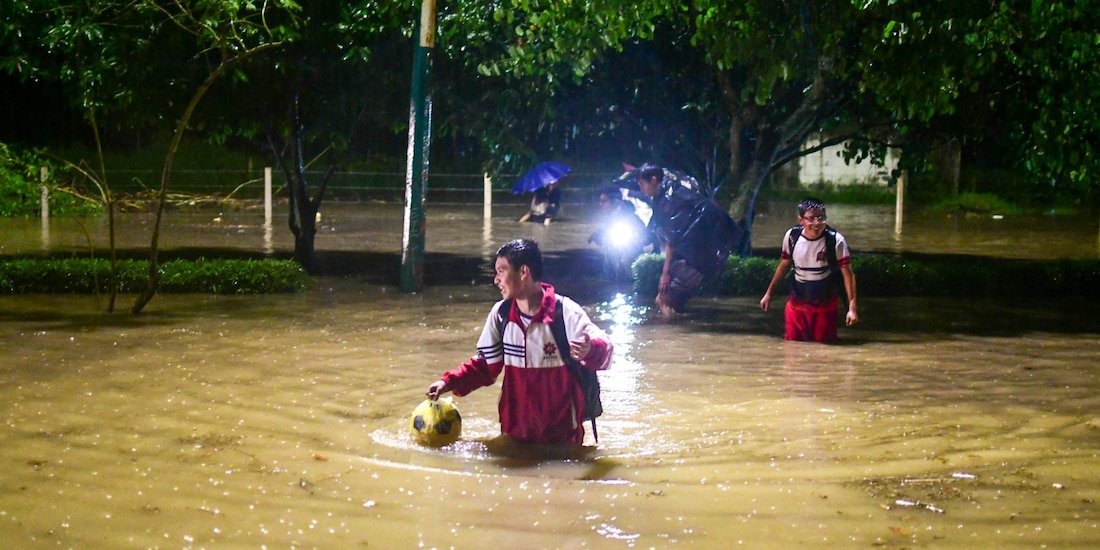 Inundaciones en Xalapa, Veracruz.