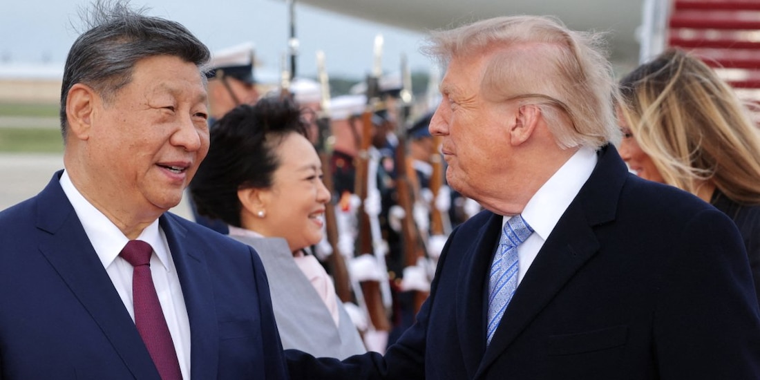 El presidente chino Xi Jinping arribó a Washington para su primera visita de Estado a la capital estadounidense en más de una década.