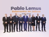 Pablo Lemus presenta a integrantes del Gabinete de Seguridad para Jalisco 2024-2030.