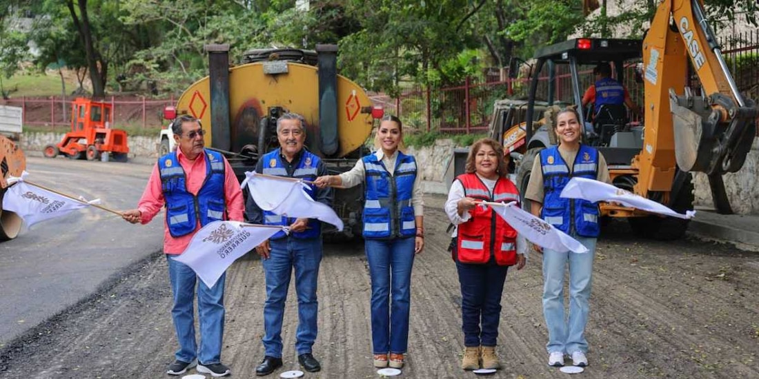 El arranque formal de los trabajos en la zona sur fue encabezado por la gobernadora Evelyn Salgado Pineda.