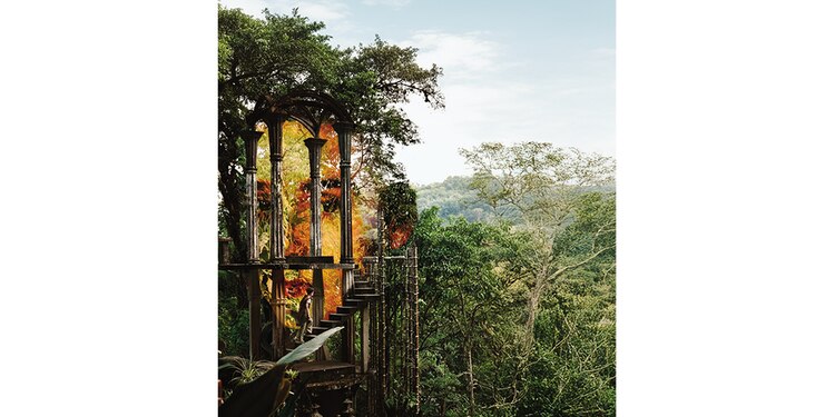 Un fotoarte basado en el cartel de la película.