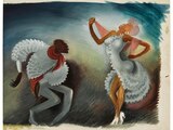 Miguel Covarrubias, Rumba, acuarela, gouache y lápiz sobre papel, ca. 1930.