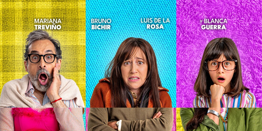 Los protagonistas, en un póster de la cinta.