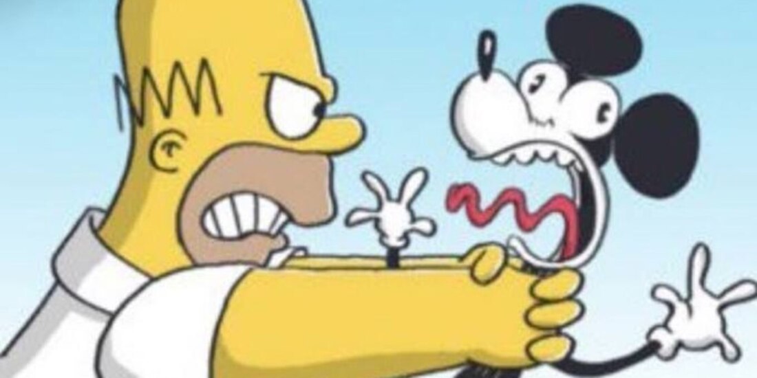 Memes de Los Simpson en DIsney+