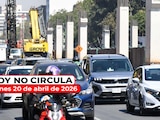Te compartimos cómo aplica el Hoy No Circula este lunes 20 de abril de 2026 en la Zona Metropolitana del Valle de México.