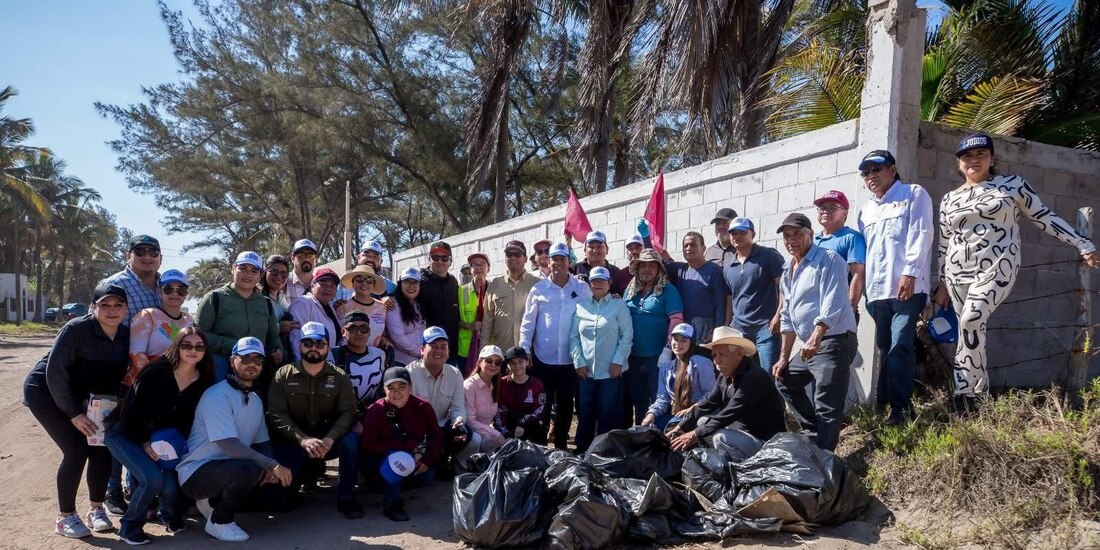Sinaloa une esfuerzos con 17 estados costeros para erradicar residuos plásticos en playas.